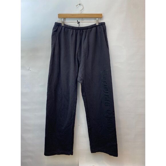Yeezy Sweatpants YZY SUPPLY Becmhuk Tpubyh Dark Gray Size 2 Oversize Made in USA - Picture 1 of 8